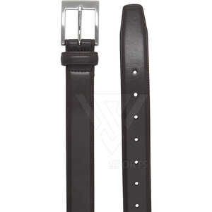 Cinturón personalizado Hebilla de PIN para hombre Cinturón negro y billetera Conjunto de regalo de cuero Cinturón de cuero de vaca para la venta - Product Image 2