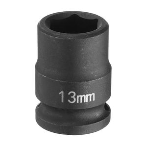 Douille à chocs profondes 6 points 3/8'' x 13 mm, entraînement carré métrique 30 mm, en acier CR-MO de qualité industrielle, douille à chocs inversée pour godet hydraulique - Product Image 1