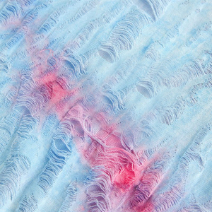 Camiseta Tie Dye sin cuello para mujer-Ecológico y secado rápido Tallas y colores personalizables Precios al por mayor - Product Image 5