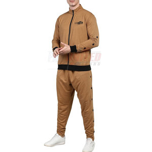 Venta al por mayor de chándal deportivo para hombre con logotipo personalizado a prueba de viento transpirable invierno gimnasio entrenamiento ropa atlética sólido de 2 piezas con capucha Jogger - Product Image 4