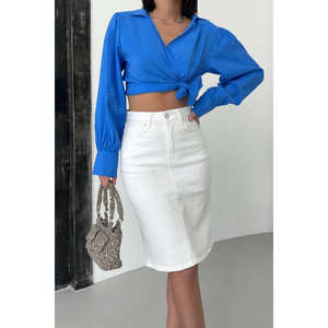 กางเกงยีนส์ทรงดินสอสำหรับเด็กผู้ชาย Orta Boy Kot Etek - Product Image 2