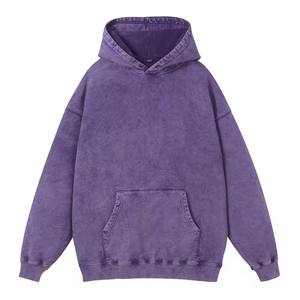 Sweat à capuche personnalisé pour homme 2025 – Mélange polyester/coton de haute qualité – Vêtement d'hiver avec impression strass et logo personnalisé – Motif uni - Product Image 4