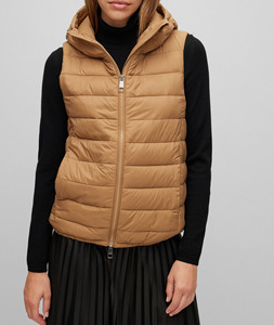 Dernier design de veste matelassée en duvet respirante pour femmes, avec finition lisse et revêtement résistant à la neige - Product Image 1