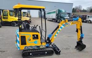 Mini-excavatrice entièrement électrique JCB 19C-1E, excavatrice électrique compacte, fonctionnement silencieux pour les projets urbains, à vendre - Product Image 5