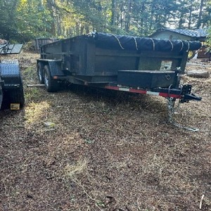 Nouveau 2 essieux tracteur agricole hydraulique basculant remorque à benne basculante pour les transports agricoles outils agricoles tracteur agricole remorque de camion - Product Image 2