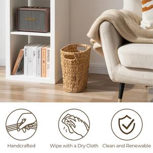 Panier de rangement multifonction en jacinthe d'eau, panier de rangement fait à la main, vente en gros, écologique, fabriqué au Vietnam - Product Image 6