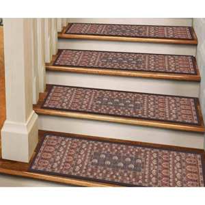 พรมพิมพ์ลาย - ลายคิลิมทันสมัย ซักเครื่องได้ พรมกันลื่นสำหรับบันได โกเบลน - Product Image 1