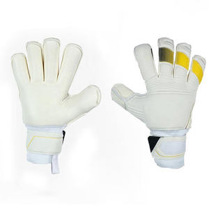 Gants de gardien de but de football professionnel personnalisés de haute qualité en cuir souple respirant confortable pour les joueurs de football en gros - Product Image 5