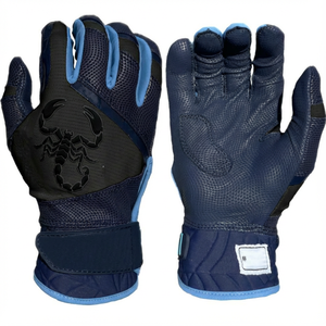 Gants de baseball personnalisés de qualité supérieure avec logo, prix de gros, dos perforé hydrophobe numérique, gants de frappe de softball - Product Image 2