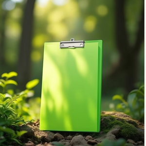 MAUL DIN A4 <b>Clipboard</b> 22.9 X 31.9 cm Light Green Polypropylene Outer Lamination 22.9 X 31.9 cm (W X H) - Product Image 3