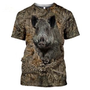 3D Casual camuflaje caza camisa camiseta en blanco Camo camisas de lana para hombres pesca cerdo pato caza camuflaje Casual 3D - Product Image 3
