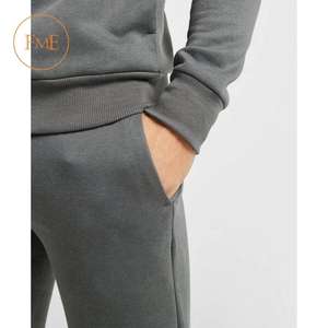 Wholesale tracksuits men running & gym wear slim fit custom printing and embroidery <b>3d</b> puff logo blank <b>hoodie</b> sets joggers sets - Product Image 6