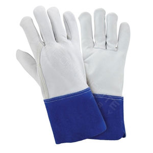 Guantes de seguridad de soldadura de cuero de vaca antiestáticos de alto rendimiento Guantes de cuero de gran oferta estándar de protección Premium de grado AB - Product Image 3
