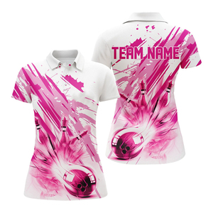 Nueva Camiseta Personalizada 100% Poliéster de Secado Rápido de Manga Corta para Camisetas de Dardos y Camisetas de Bolos para Dardos y Bolos - Product Image 4