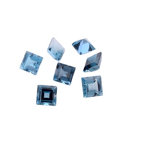 Wholesale 100% Natural Semiprecious Faceted Cut <b>Blue</b> <b>Topaz</b> High Quality Loose Gemstone From Factory - Product Image 1
