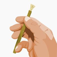 HerboGate Pure Miswak, bâtonnet blanchissant pour les dents et fortifiant les gencives, saveur naturelle, sans produits chimiques, en bois, hygiène buccale multi-usages