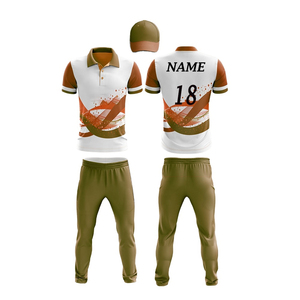 กางเกงเครื่องแบบคริกเก็ตและเสื้อเจอร์ซีย์,น้ำหนักเบาใส่สบายพิมพ์โลโก้และตัวเลขชุดคริกเก็ต