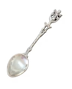 Plato fundido de aluminio plateado para servir cuchara de café, diseño Simple, jardín doméstico, bien pulido para cubiertos, utensilios de cocina - Product Image 5