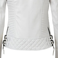 LIVRAISON GRATUITE Blouson aviateur en cuir d'agneau personnalisé pour femmes avec service OEM Tissu tissé respirant