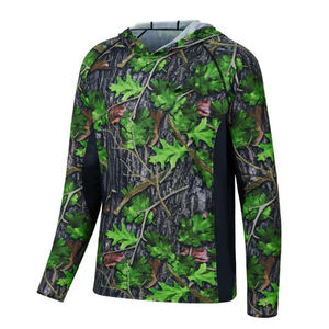 Sudadera con capucha de pesca de manga larga de secado rápido para hombre, nuevo diseño, transpirable, protección solar, ropa para exteriores, 100% algodón, tendencia superior de invierno - Product Image 4