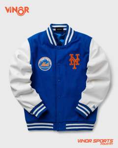 Vestes de baseball universitaire en coton de haute qualité personnalisées grande taille imperméable caractéristique saison d'hiver cuir brodé imprimé - Product Image 6