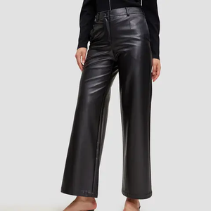 กางเกงหนังสำหรับผู้ชายกางเกงคาร์โก้กางเกงระบายอากาศได้ดีวัสดุหนังแท้ระบายอากาศใช้ได้ทั้งชายและหญิง - Product Image 2