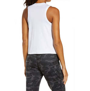 Camiseta Deportiva de Verano para Mujer, de Secado Rápido, Transpirable, Lisa, con Logotipo Personalizado, de Algodón/Fibra de Bambú - Product Image 6