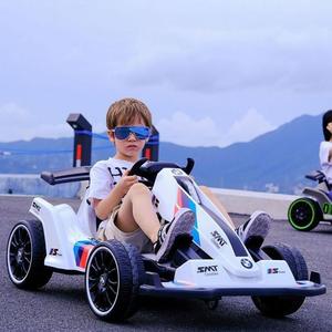 Kart électrique à quatre roues pour enfants, voiture de course à batterie, jouet pour l'intérieur et l'extérieur - Product Image 4