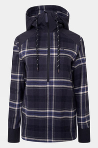 Venta al por mayor de alta calidad comodidad 100% algodón polar Vintage dibujos animados bordado Color liso media cremallera mujeres sudaderas con capucha - Product Image 6