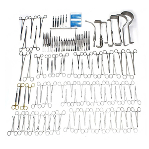 Juego de Instrumentos de Laparotomía Básica de 108 Piezas para Cirugía Abdominal, Kit de Cirugía de Acero Inoxidable - Product Image 1