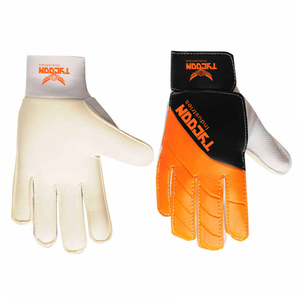 Guantes de portero de fútbol Rip-Tab alrededor de la muñeca y protección adicional para los dedos Guantes de portero de práctica - Product Image 1