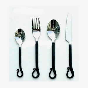 Design créatif Couverts en acier inoxydable de haute qualité Cuillère à dîner Fourchette Couteau Couverts pour la maison et l'hôtel pour les mariages - Product Image 5