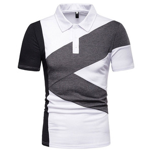 Camisetas de polo con logotipo de impresión de bordado personalizado Polo de golf camiseta en blanco de secado rápido Slim Fit camisas de polo de tenis para hombre - Product Image 2