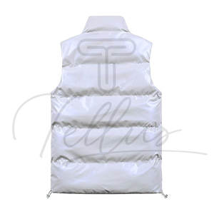 Chaleco Acolchado de Color Sólido de Alta Calidad con Diseño Moderno 2026, Transpirable, Impermeable, con Capucha, Ajustado, Personalizado para Hombre, Invierno - Product Image 5