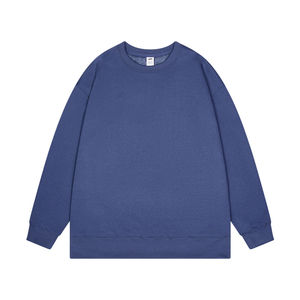 Meilleure qualité coton unisexe surdimensionné blanc grande taille col rond femmes sweat brodé personnalisé hommes sweat unisexe - Product Image 1