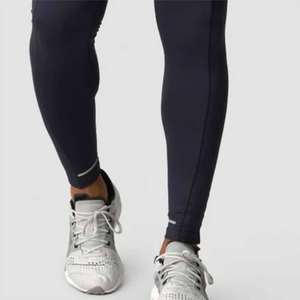 Leggings de talle alto para hombre con bolsillos prácticos y material a prueba de sentadillas diseñado para entrenamientos - Product Image 4