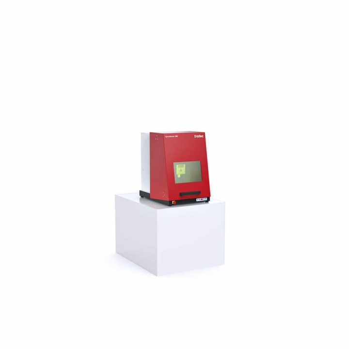 SpeedMarker 300 Portable Fiber Laser Marker 20W to 100W Raycus with EZCAD Control System 3D Capable for Metal Marking Air Cooled
