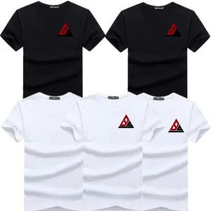 เสื้อยืดลำลองสำหรับผู้ชายเสื้อสไตล์สตรีทแวร์ผ้าคอตตอน100% ปักแบบคลาสสิกตามสั่ง - Product Image 2