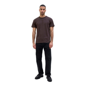 Patrón sólido de los hombres 240 gramos personalizado OEM Casual camiseta gráfica impresión Digital algodón Hip Hop moda manga corta - Product Image 1