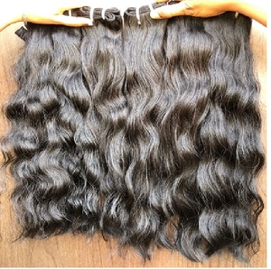 Lot de Cheveux Vierges 100% Naturels à Cuticules Intactes, Tissage Non Traité, Double Trame Faite à la Machine, Vente en Gros de Mèches Humaines Brutes (100g) - Product Image 3