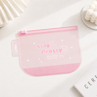 Pochette cosmétique transparente en PVC personnalisée avec fermeture éclair, sac à maquillage en PVC transparent avec logo, pochette en plastique pour le voyage, rangement de cosmétiques et articles de toilette