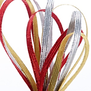 Flat Metallic Elastic Stretch Trim Ribbon Spool - Product Image 3