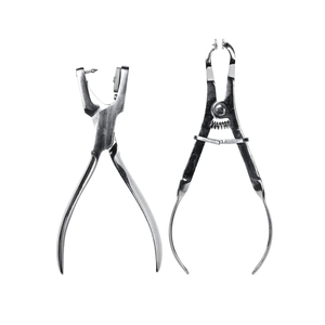 Dental Rubber Dam Set <b>Metal</b> Steel Finish <b>Polish</b> Rubber Dam Frame Forceps Clamps Punch Puncher <b>Kit</b> - Product Image 6