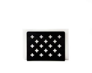 Stylish Black Finished With Plus Cutwork Design <b>Napkin</b> <b>Holder</b> For Dining Table Countertop And Everyday Table Organization - Product Image 5