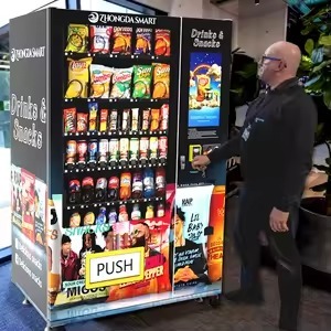 Snack Drink Food Smart Kühlschrank Münz automat Business Metall automat mit wettbewerbs fähigem Preis - Product Image 2
