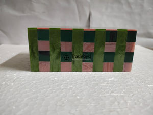 Handcrafted Resin Inlay <b>Keepsake</b> <b>Box</b> Elegant Jewelry Organizer for Gifting and Decor by Tradebyd - Product Image 2