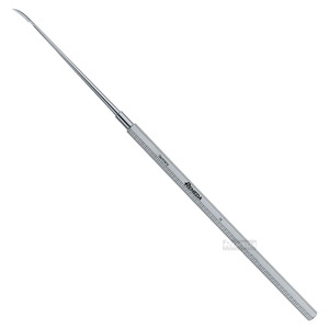 REMEDA Instrument chirurgical manuel Couteau en forme de faucille légèrement incurvé avec une longueur de lame de 10mm et une largeur de lame de 4mm - Product Image 2