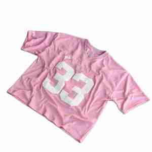 T-shirt de football pour hommes surdimensionné vintage personnalisé maillot court en maille Boxy avec Streetwear de sport à la mode imprimé brodé personnalisé - Product Image 2