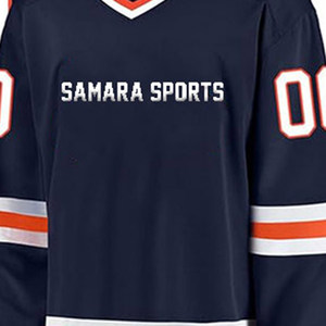 เสื้อเจอร์ซีย์สำหรับเล่นฮ็อกกี้น้ำแข็งงานปักลายออกแบบได้ตามต้องการ - Product Image 3