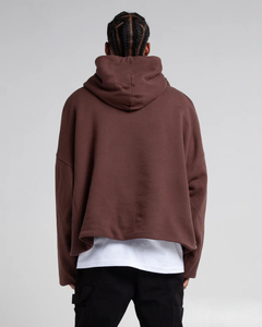 Sudadera con capucha de lana personalizada para hombre, ropa informal cálida de invierno con bolsillo frontal, Capucha ajustable, impresión Digital, fabricante OEM - Product Image 2